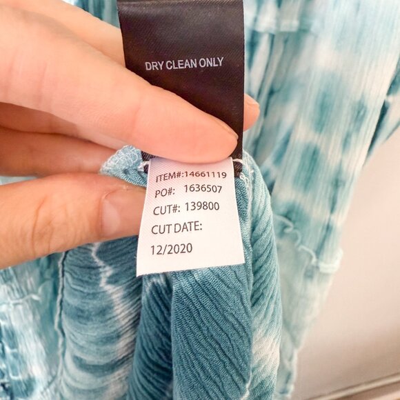 Torrid Teal Tie-Dye Maxi Duster Cardigan – 2X - Picture 7 of 8